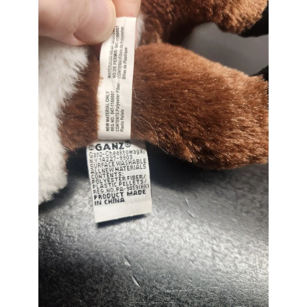 Ganz‎ Webkinz Reindeer Plush Stuffed Animal Brown Holiday HM137 No Code